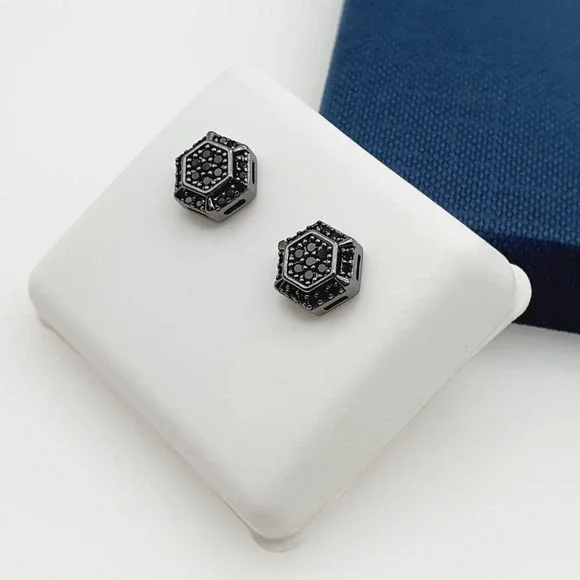 "925 Sterling Silver Plated CZ Earrings, EVBRS480